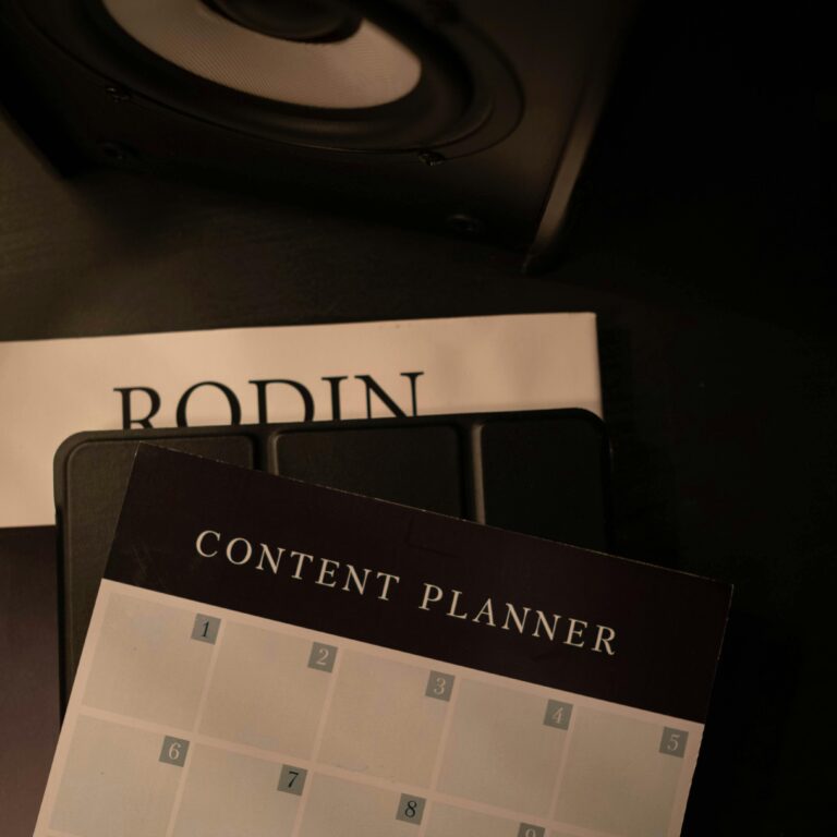 content-planner-on-black-surface